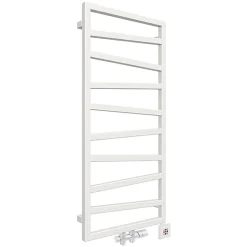 Matisere Sèche-serviette mixte blanc - (HxL) 1545x500mm - 600 Watt - 591 Watt - ZIG1545-500Z8B