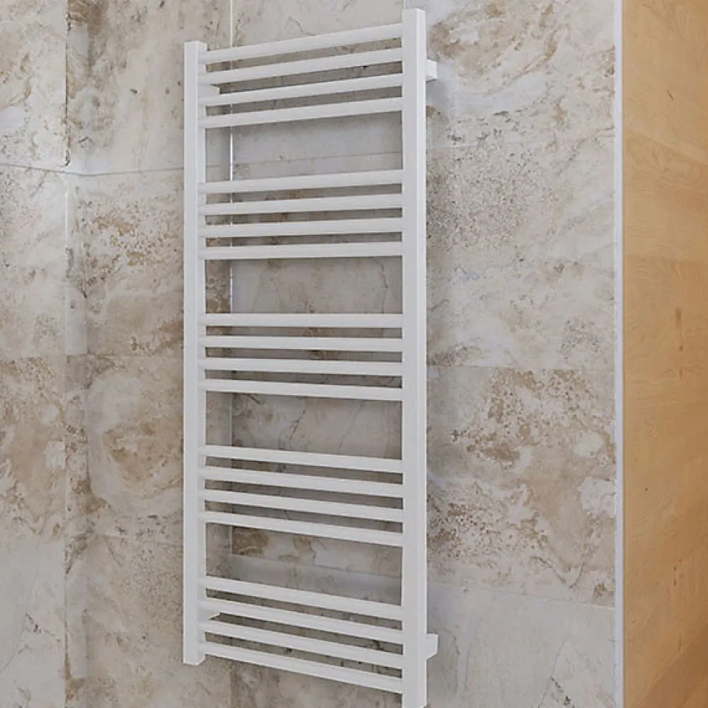 Sèche-Serviettes Mixte|Matisere Sèche-serviette mixte blanc - (HxL) 1380x630mm - 800 Watt - 711 Watt - FIO1380-630Z1B
