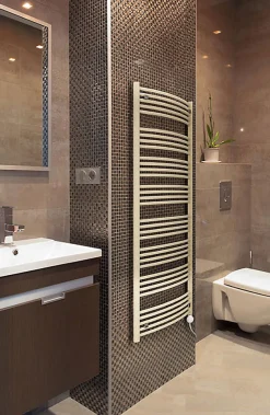 Sèche-Serviettes Mixte|Matisere Sèche-serviette mixte blanc - (HxL) 1479x400mm - 600 Watt - 573 Watt - DOM1479-400Z1B