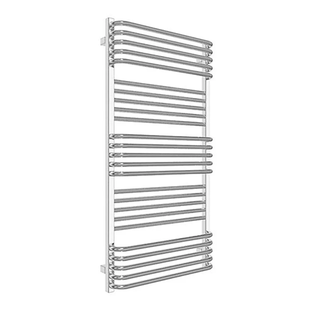 Sèche-Serviettes Mixte|Matisere Sèche-serviette mixte chromé de 1580mm de haut / 600mm de large - 739 Watt - POL1580/600Z1CRO