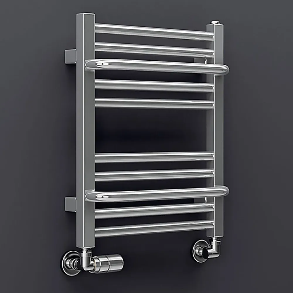 Matisere Sèche-serviette mixte chromé de 1140mm de haut / 600mm de large - 473 Watt - LIM1140/600Z1CRO