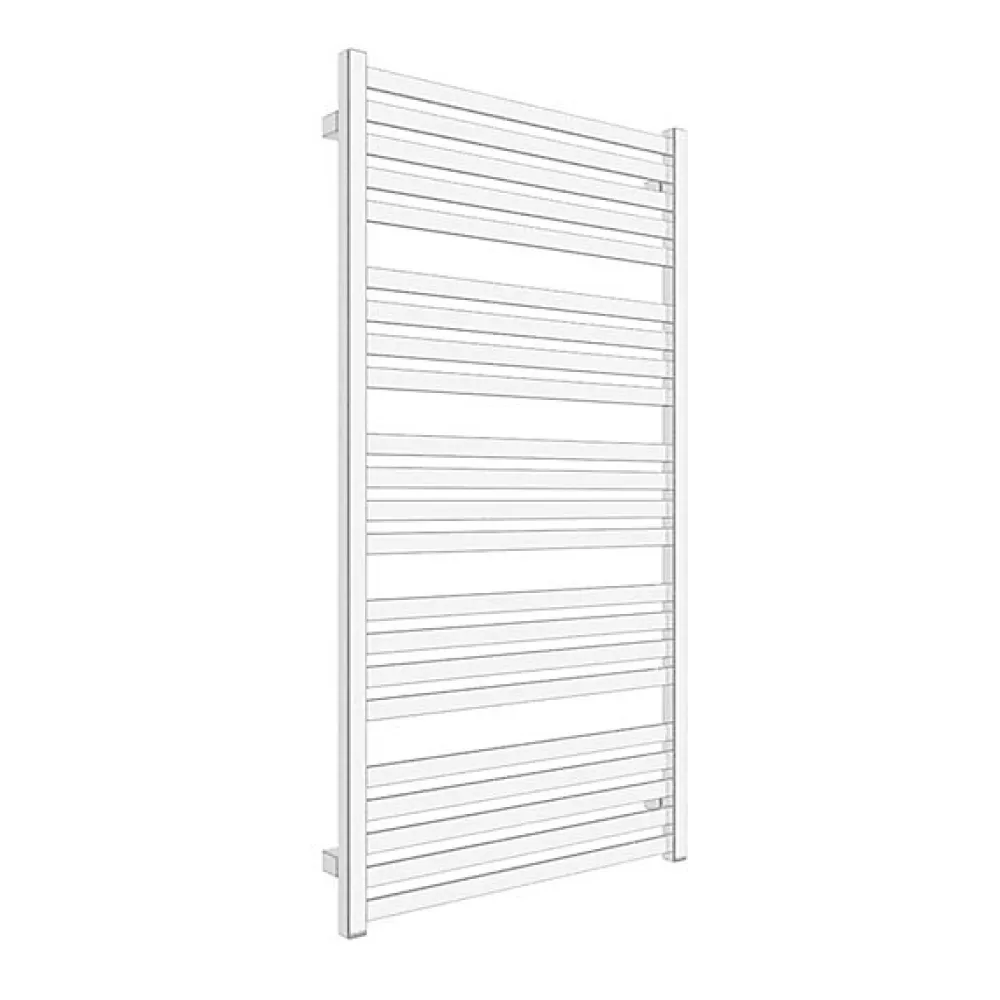 Matisere Sèche-serviette mixte chromé de 600mm de haut / 630mm de large - 228 Watt - MAR600/630V2CRO
