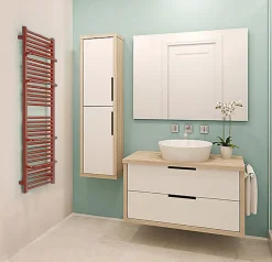 Sèche-Serviettes Mixte|Matisere Sèche-serviette mixte cuivré de 820mm de haut et 700mm de large - 547 Watt - LIM820/700V2COP