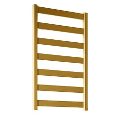 Sèche-Serviettes Mixte|Matisere Sèche-serviette mixte doré de 910mm de haut et 300mm de large - 240 Watt - VIV910/300V2BRA