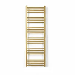 Sèche-Serviettes Mixte|Matisere Sèche-serviette mixte doré de 1380mm de haut et 680mm de large - 757 Watt - FIO1380/680V2BRA
