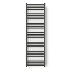 Matisere Sèche-serviette mixte gris de 1380mm de haut 630mm de large - 711 Watt - FIO1380/630Z8RGY