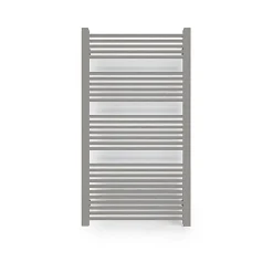 Sèche-Serviettes Mixte|Matisere Sèche-serviette mixte gris métal de 1710mm de haut et 230mm de large - 425 Watt - MIK1710/230Z8MAV