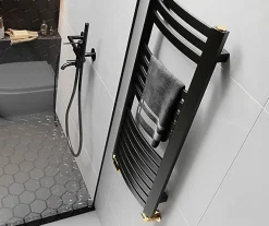 Matisere Sèche-serviette mixte noir - (HxL) 860x400 mm - 400 Watt - 369 Watt - DEX860-400Z8N