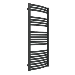 Matisere Sèche-serviette mixte noir - (HxL) 1220x500 mm - 600 Watt - 582 Watt - DEX1220-500Z8N