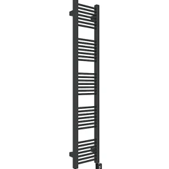 Matisere Sèche-serviette mixte noir - (HxL) 1210x230 mm - 300 Watt - 308 Watt - MIK1210-230V2N