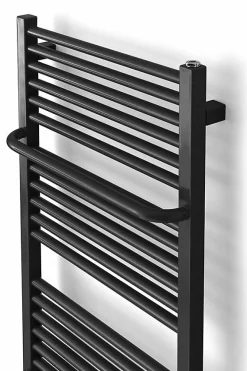 Sèche-Serviettes Mixte|Matisere Sèche-serviette mixte noir de 1700mm de haut et 700mm de large - 1183 Watt - LIM1700/700SOAV2N