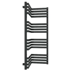 Matisere Sèche-serviette mixte noir de 735mm de haut et 350mm de large - 375 Watt - INC735/350V2N