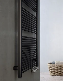 Sèche-Serviettes Mixte|Matisere Sèche-serviette mixte noir - (HxL) 435x430 mm - 200 Watt - 203 Watt - MIK435-430Z8N