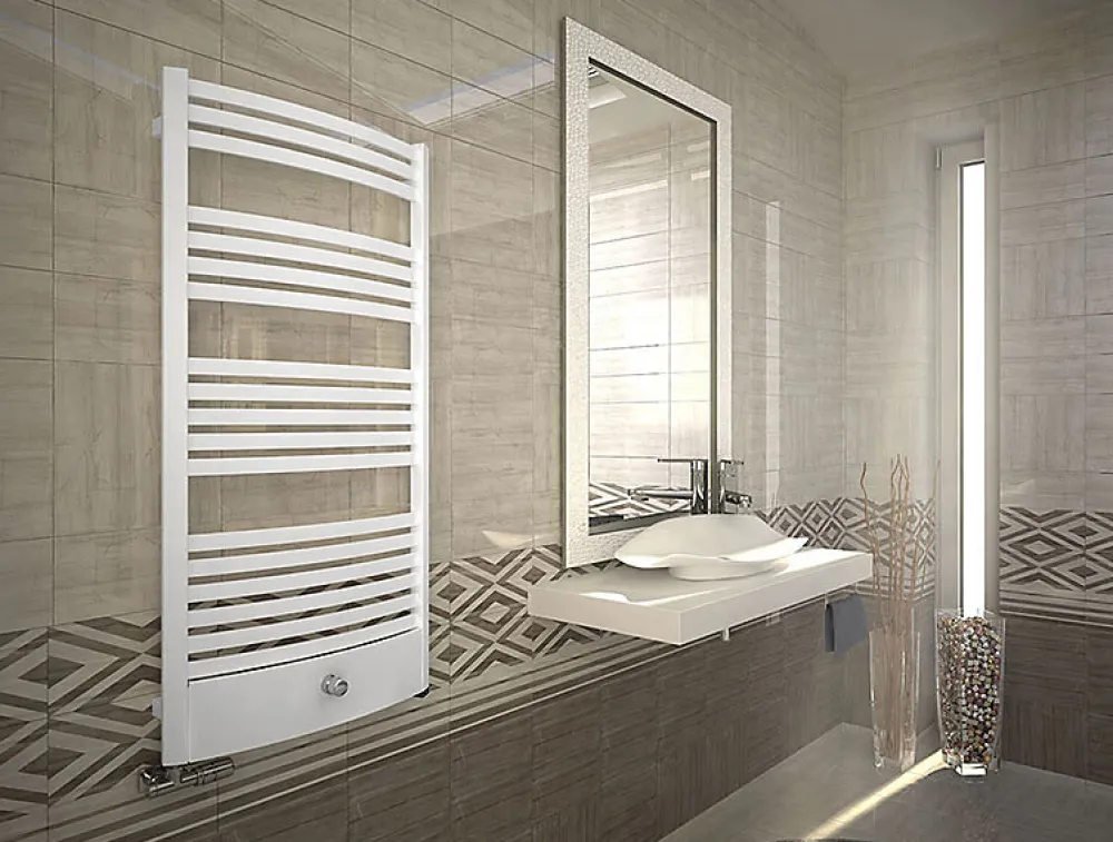 Sèche-Serviettes Mixte|Matisere Sèche-serviette mixte noir - (HxL) 860x500 mm - 400 Watt - 430 Watt - DEX860-500PZ1N