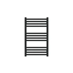 Sèche-Serviettes Mixte|Matisere Sèche-serviette mixte noir - (HxL) 660x630 mm - 400 Watt - 350 Watt - FIO660-630V2N