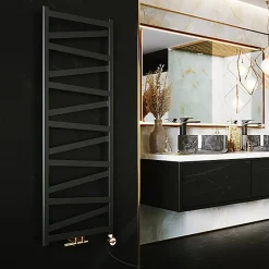 Sèche-Serviettes Mixte|Matisere Sèche-serviette mixte noir - (HxL) 990x600 mm - 400 Watt - 423 Watt - VIP990-600Z8N