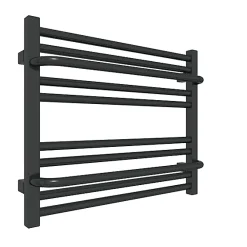 Matisere Sèche-serviette mixte noir - (HxL) 500x500 mm - 200 Watt - 241 Watt - LIM500-500Z8N