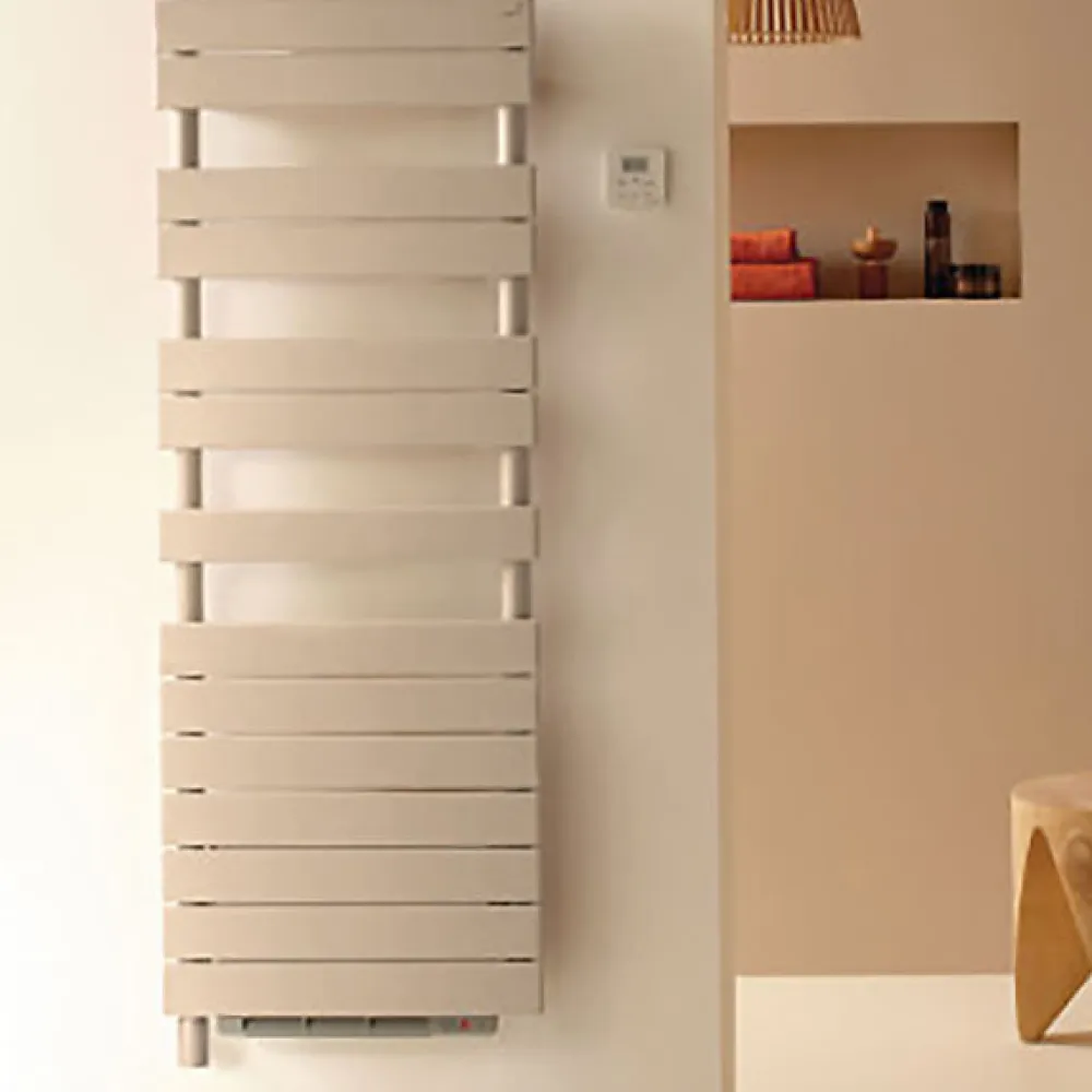 Matisere Sèche-serviette soufflant électrique blanc - HxL : 1698x500mm - 1000 Watt - ROE-170-050/IFS/B
