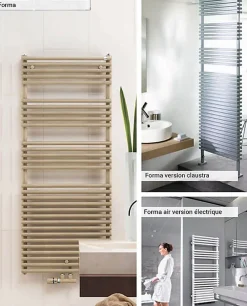 Sèche-Serviettes Soufflant|Matisere Sèche-serviette soufflant électrique blanc - HxL : 986x496mm - 500 Watt - LFE-090-50/IFS/B