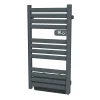Sèche-serviettes avec soufflerie Mestia gris 500W + soufflerie 1000W