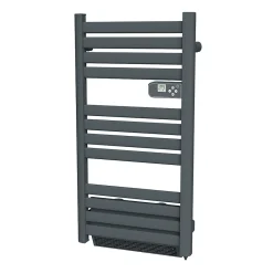 Sèche-serviettes avec soufflerie Mestia gris 500W + soufflerie 1000W