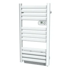 Sèche-serviettes avec soufflerie Mestia blanc 500W + soufflerie 1000W