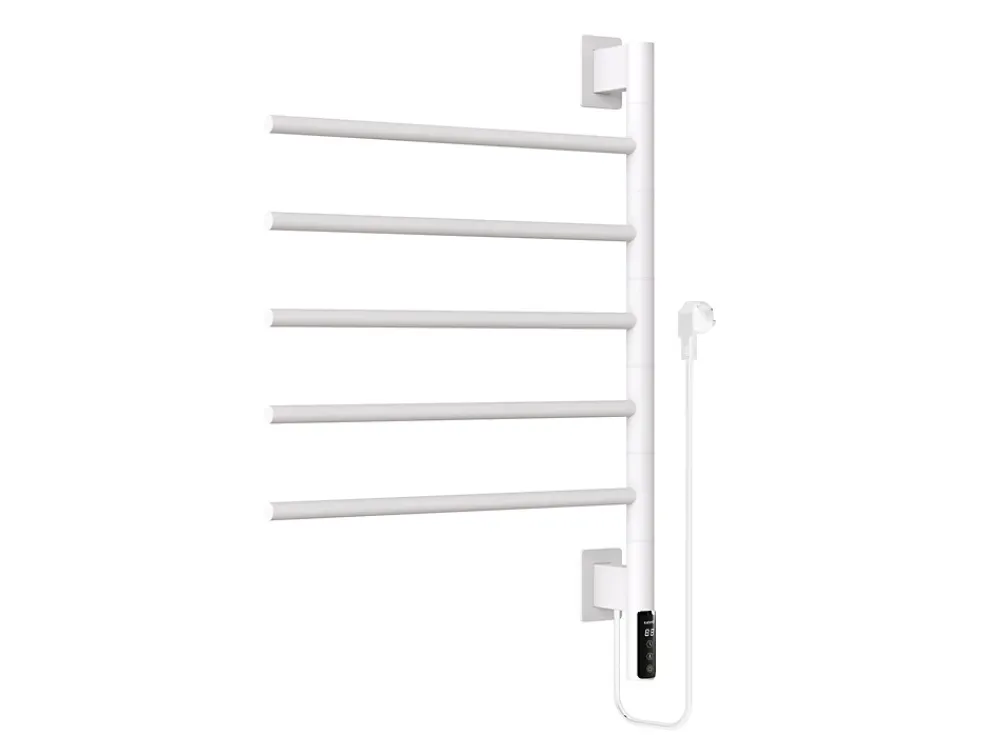 Bain-Bain Sèche-serviettes Blanc 5 branches pivotantes FLEXICO -