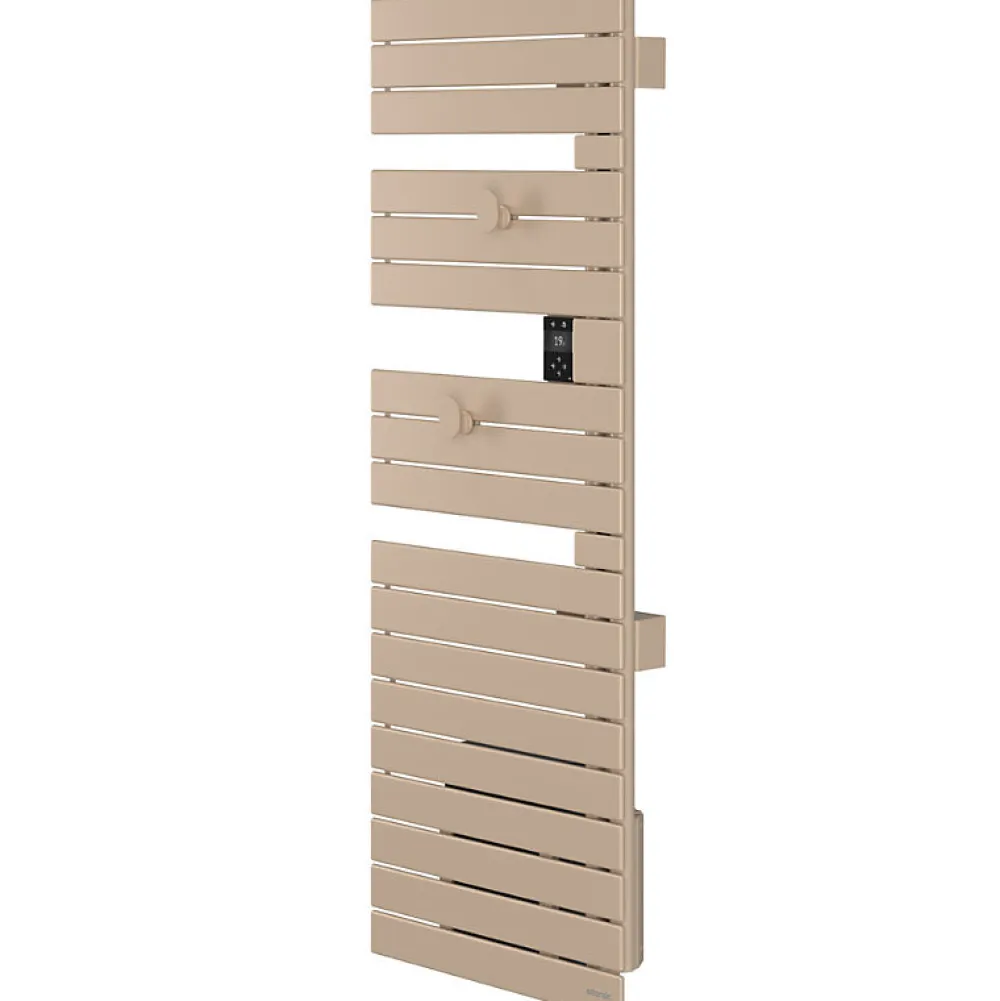 Sèche-Serviettes Électrique|Atlantic Sèche-serviettes connecté Nefertiti mât à gauche 750W beige - - 850044