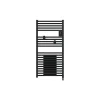 Thermor Sèche-serviettes connecté Riva 5 avec soufflerie 1500W Noir carbone - - 471637