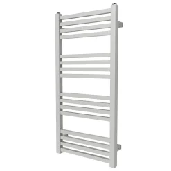 Sèche-Serviettes Eau Chaude|GoodHome Sèche-serviettes eau chaude en acier Duala gris 16 barres - 325 W