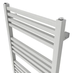 Sèche-Serviettes Eau Chaude|GoodHome Sèche-serviettes eau chaude en acier Duala gris 16 barres - 325 W
