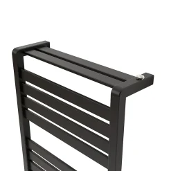 GoodHome Sèche-serviettes eau chaude en acier Loreto vertical anthracite 679 W