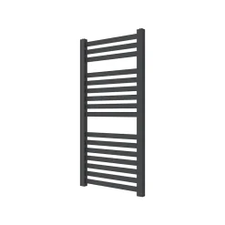 GoodHome Sèche-serviettes eau chaude en acier Aspley argent 413W