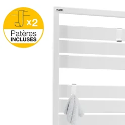 Acova Sèche-serviettes eau chaude en acier Astrakan anthracite 608W