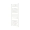 GoodHome Sèche-serviettes eau chaude en acier Aspley blanc 485W