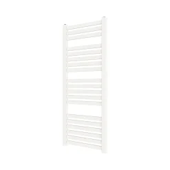 GoodHome Sèche-serviettes eau chaude en acier Aspley blanc 485W