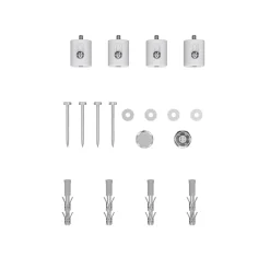 GoodHome Sèche-serviettes eau chaude en acier Aspley blanc 485W