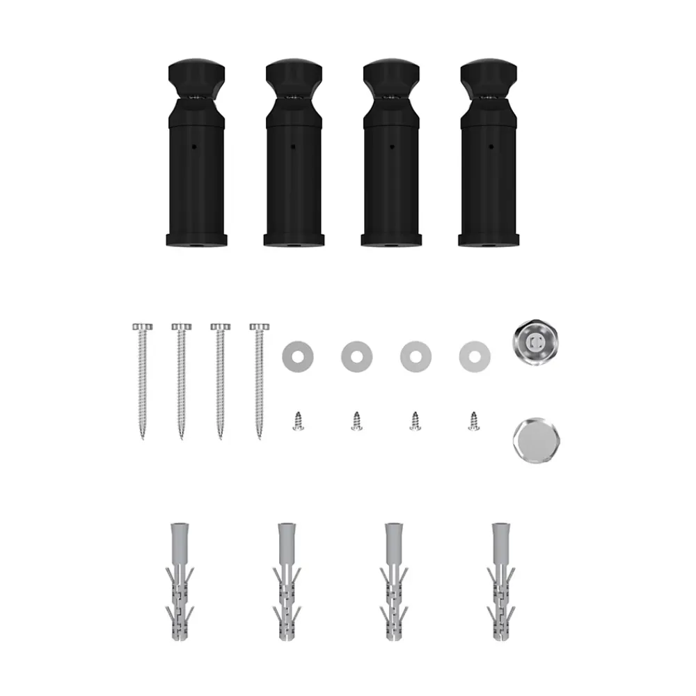 Sèche-Serviettes Eau Chaude|Flomasta Sèche-serviettes eau chaude plat en acier noir 411W