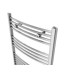 Sèche-Serviettes Eau Chaude|Flomasta Sèche-serviettes eau chaude en acier galbé argent 382W