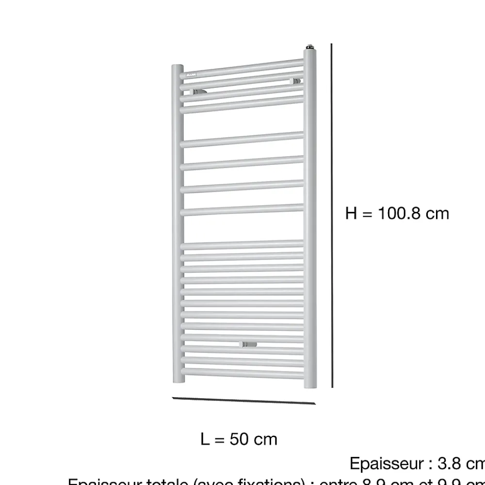 Acova Sèche-serviettes eau chaude en acier Angora 460W