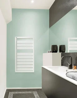 Acova Sèche-serviettes eau chaude en acier Astrakan blanc 432W