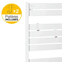Acova Sèche-serviettes eau chaude en acier Madras blanc 625W