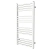 Sèche-Serviettes Eau Chaude|GoodHome Sèche-serviettes eau chaude en acier Duala blanc 16 barres - 325 W