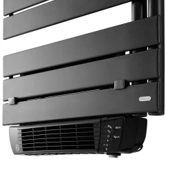 Delonghi Sèche-serviettes eau chaude en acier Penny 1035W anthracite