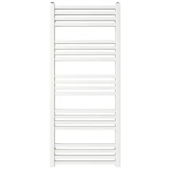 GoodHome Sèche-serviettes eau chaude en acier Duala blanc 20 barres - 438 W
