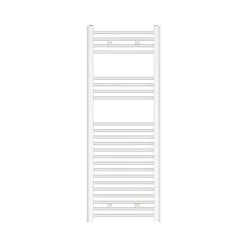 Sèche-Serviettes Eau Chaude|Flomasta Sèche-serviettes eau chaude plat en acier blanc 490W