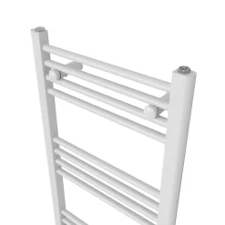 Sèche-Serviettes Eau Chaude|Flomasta Sèche-serviettes eau chaude plat en acier blanc 609W