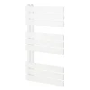 Sèche-Serviettes Eau Chaude|GoodHome Sèche-serviettes eau chaude en acier Boxwood blanc 379W