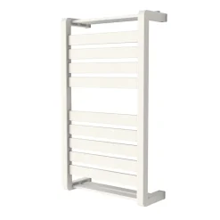 GoodHome Sèche-serviettes eau chaude en acier Loreto vertical blanc 344 W