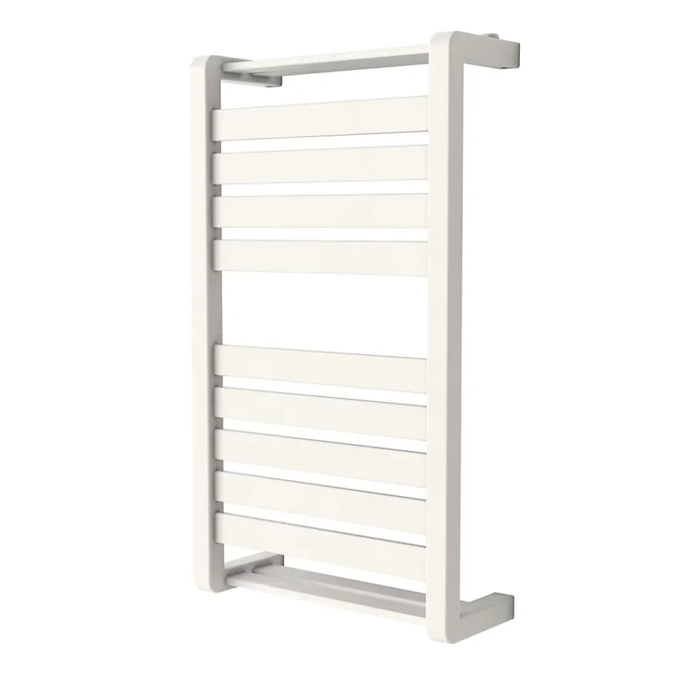 GoodHome Sèche-serviettes eau chaude en acier Loreto vertical blanc 344 W